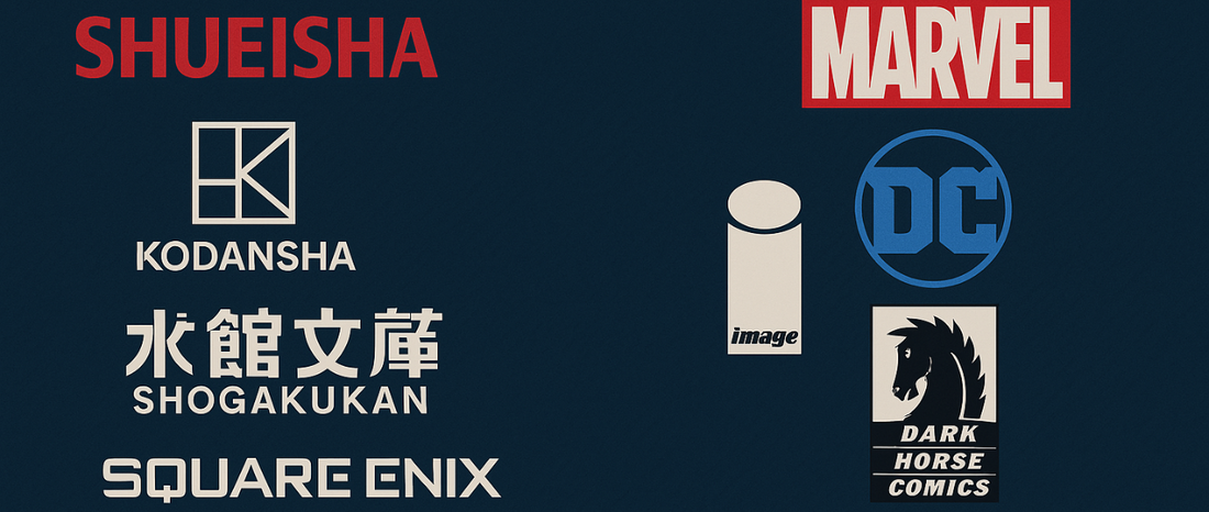 🎌🦸♂️ Les grands studios et éditeurs de mangas et de comics à connaître