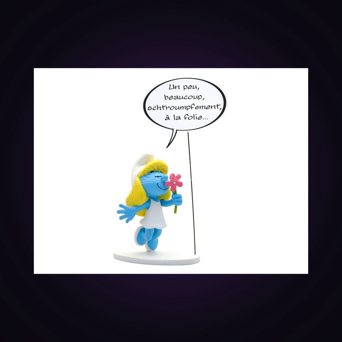 Figurine collection bulles Schtroumpfette