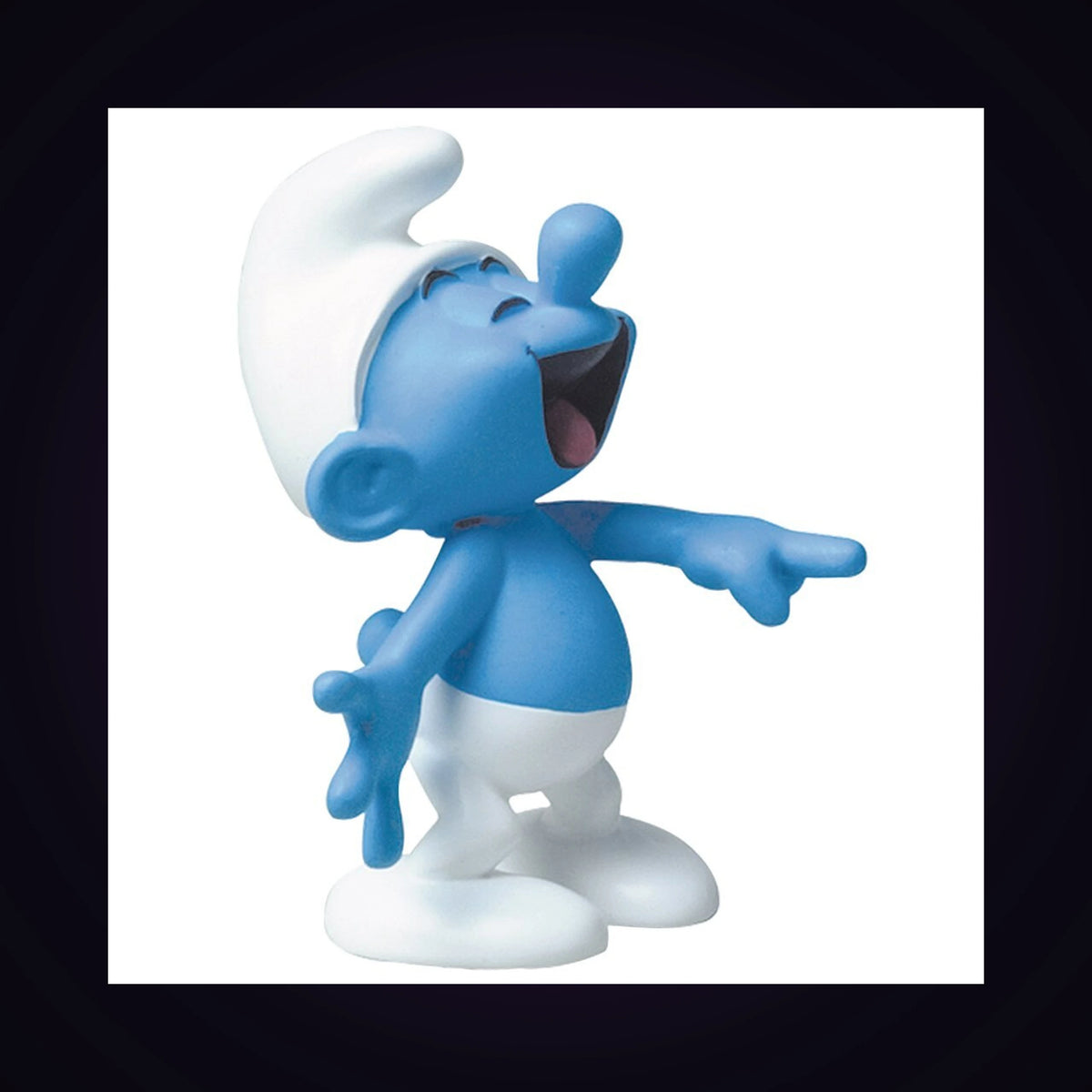 Statue Le Schtroumpf moqueur