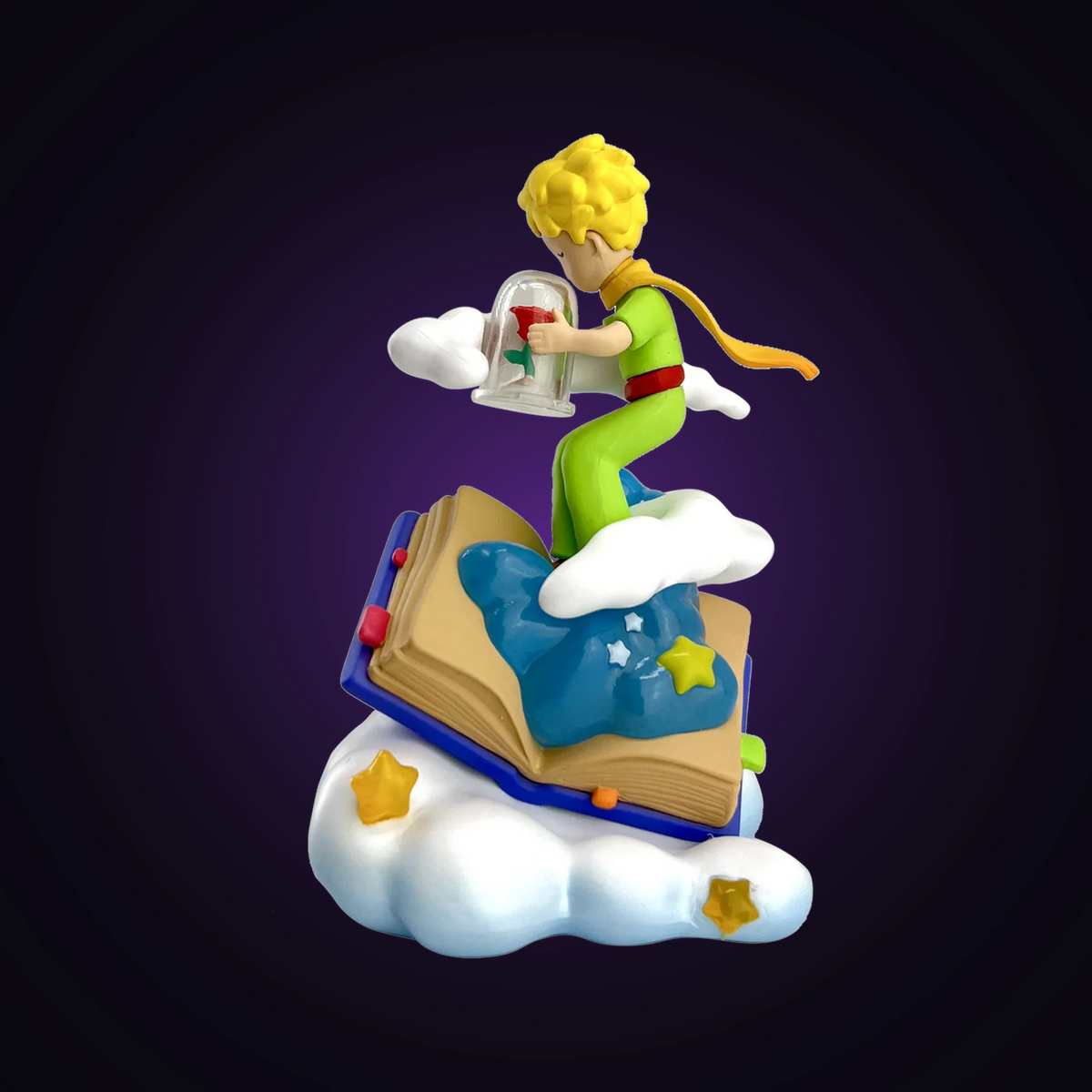 Figurine Le Petit Prince sort de son livre