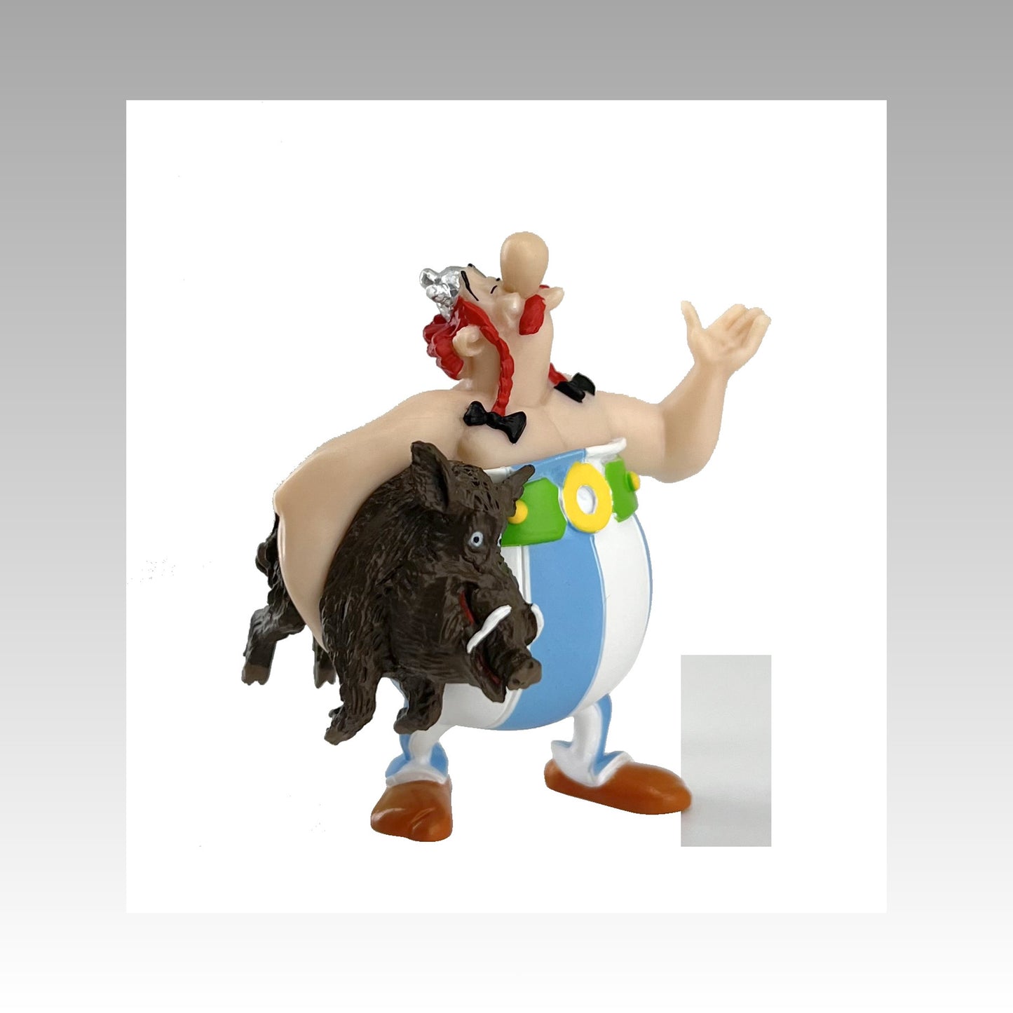 Figurine Obélix portant sanglier
