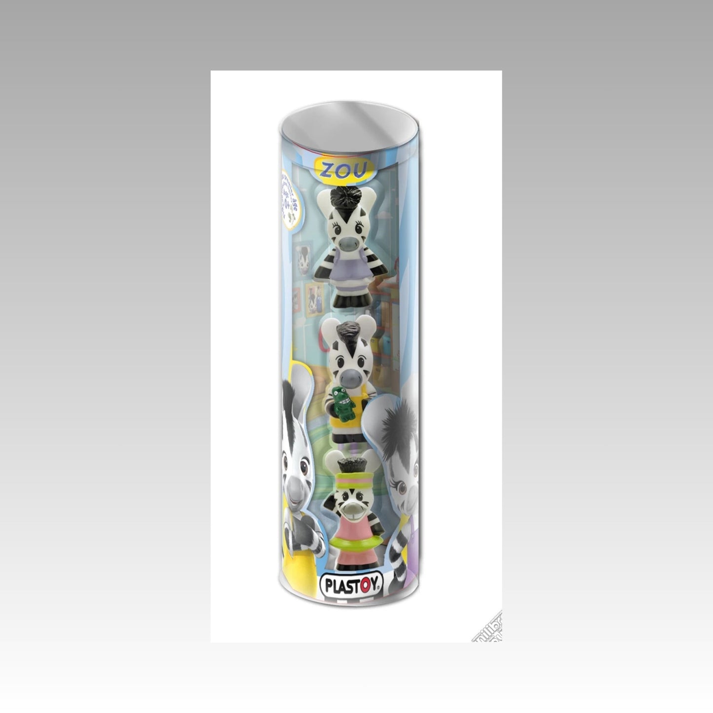 Tubo 3 figurines éveil Zou 5/17