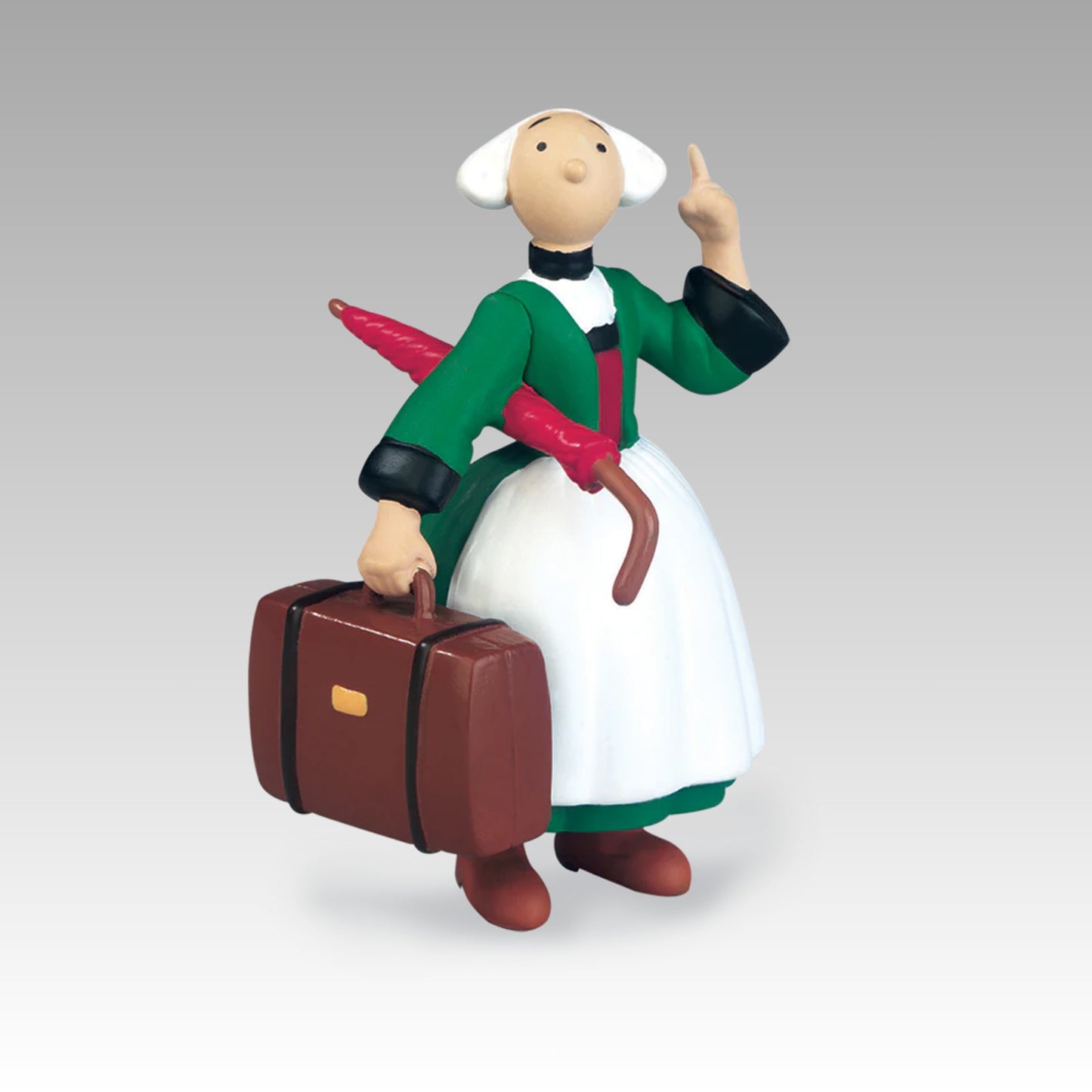 Figurine Bécassine et valise