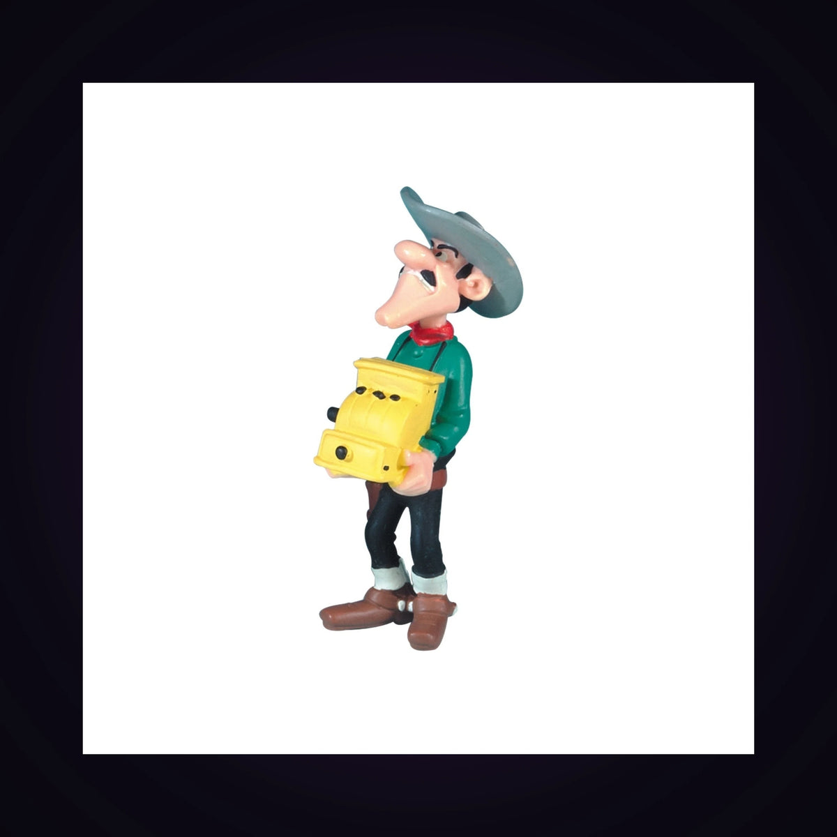 Figurine Jack Dalton caisse enregistreuse