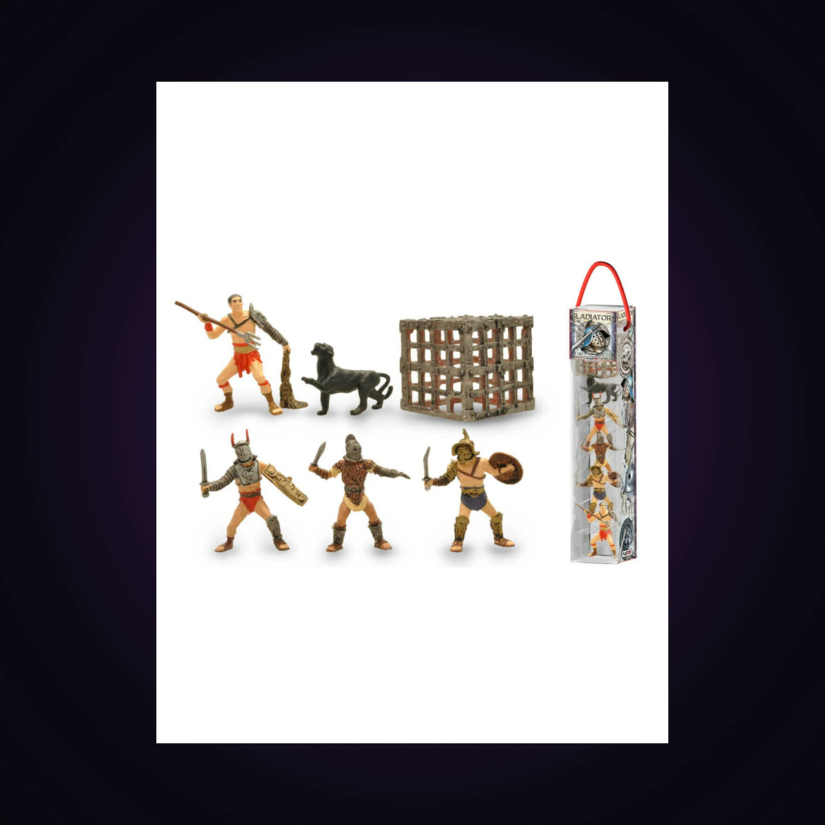 Tubo Gladiateur 6 Figurines