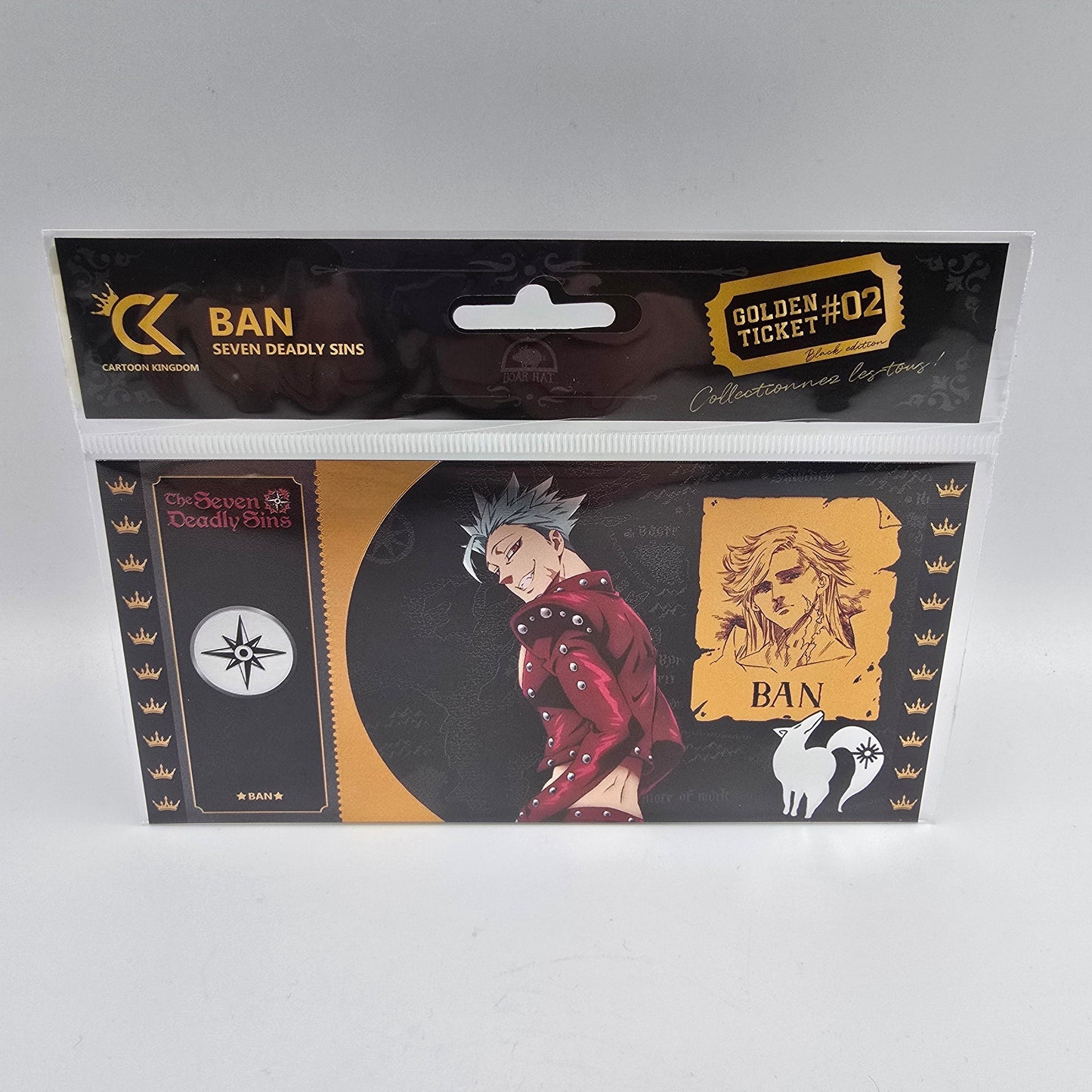 Seven Deadly Sins - Ban - Golden Ticket N°2