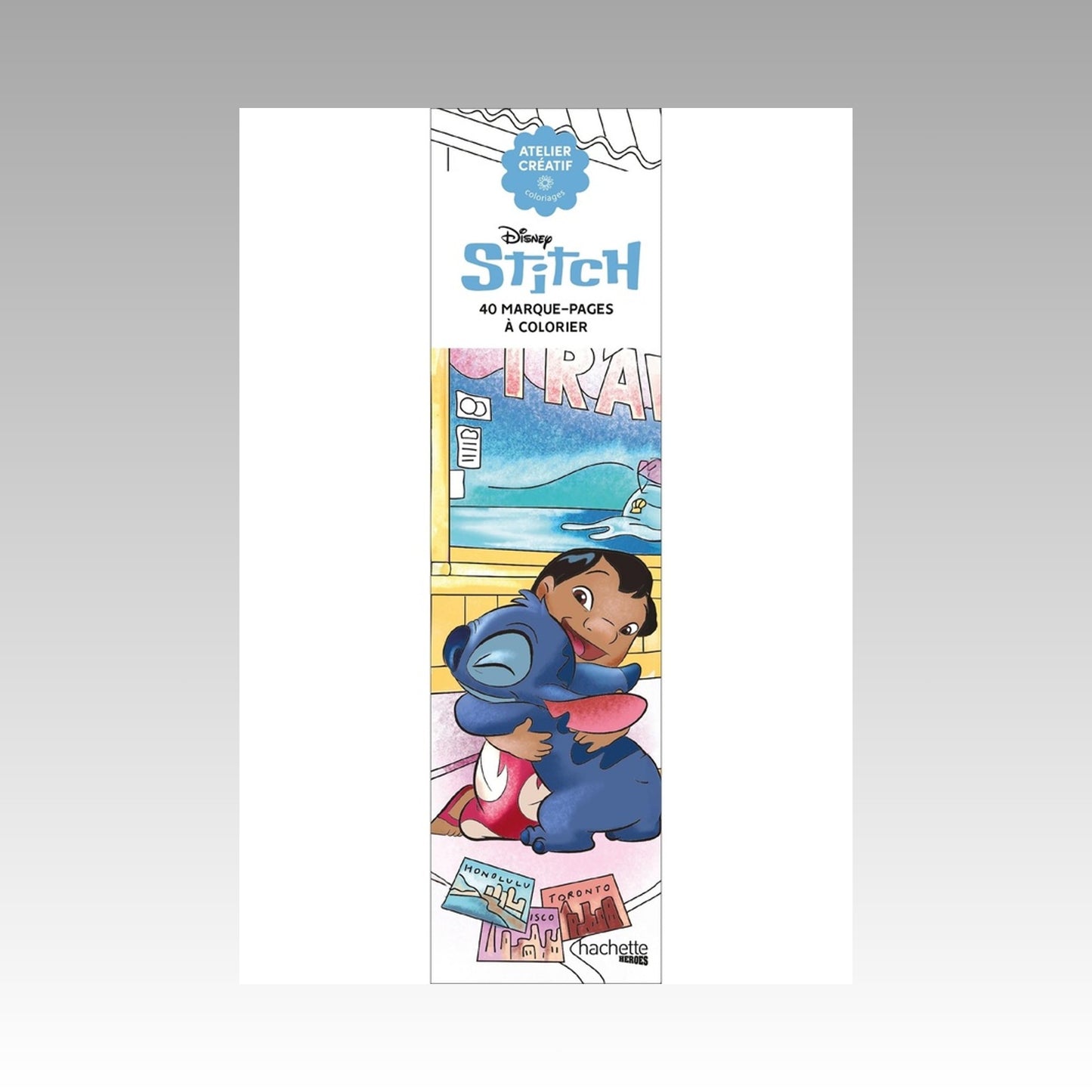 Stitch - 40 marque-pages à colorier