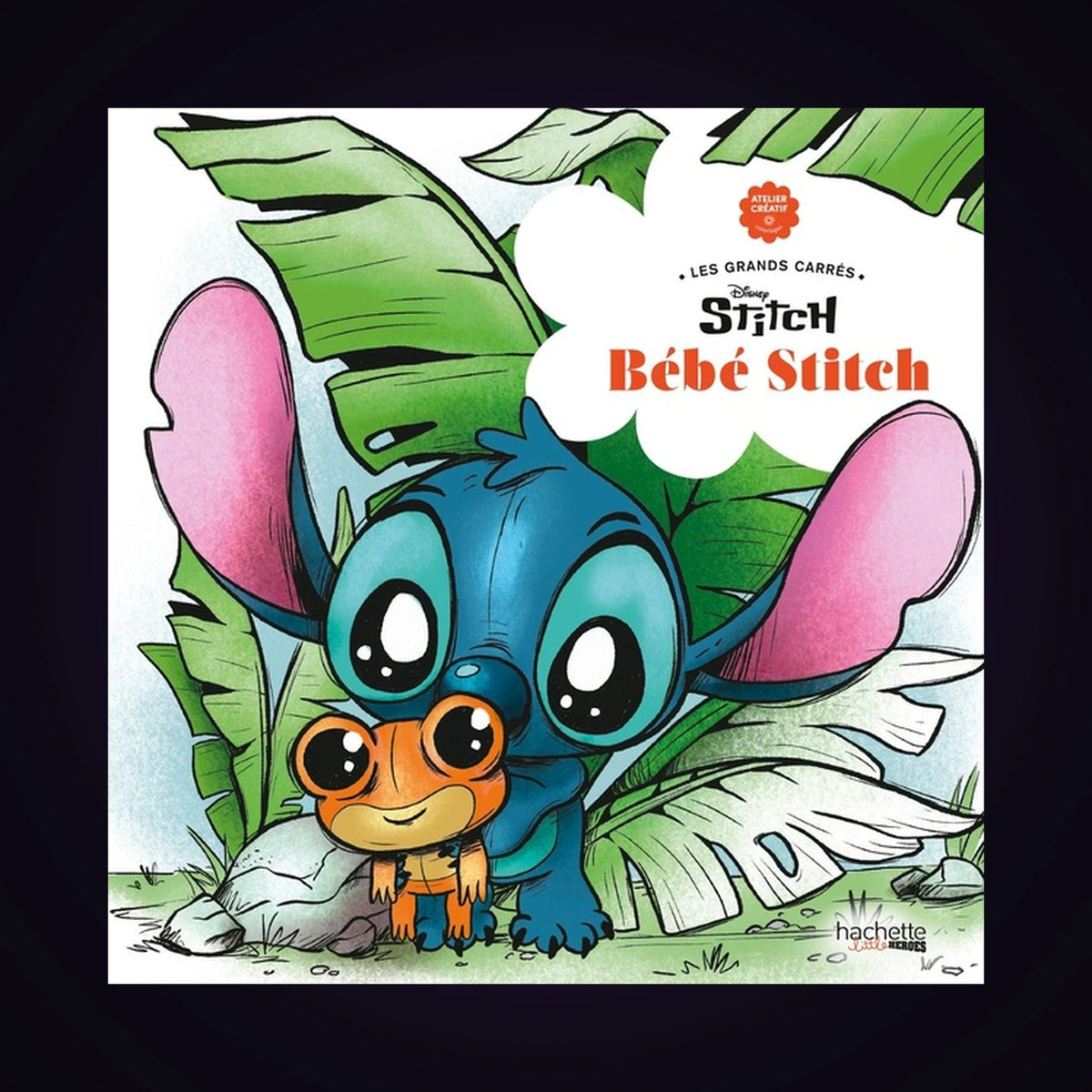 Les grands Carrés - Stitch - Bébé Stitch
