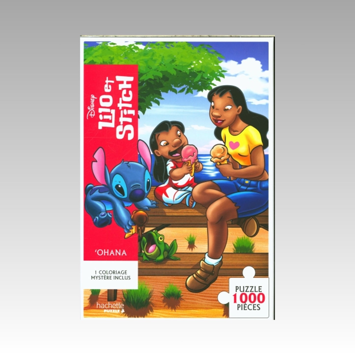 Lilo et Stitch - Ohana - Puzzle 1000 pièces + 1 coloriage