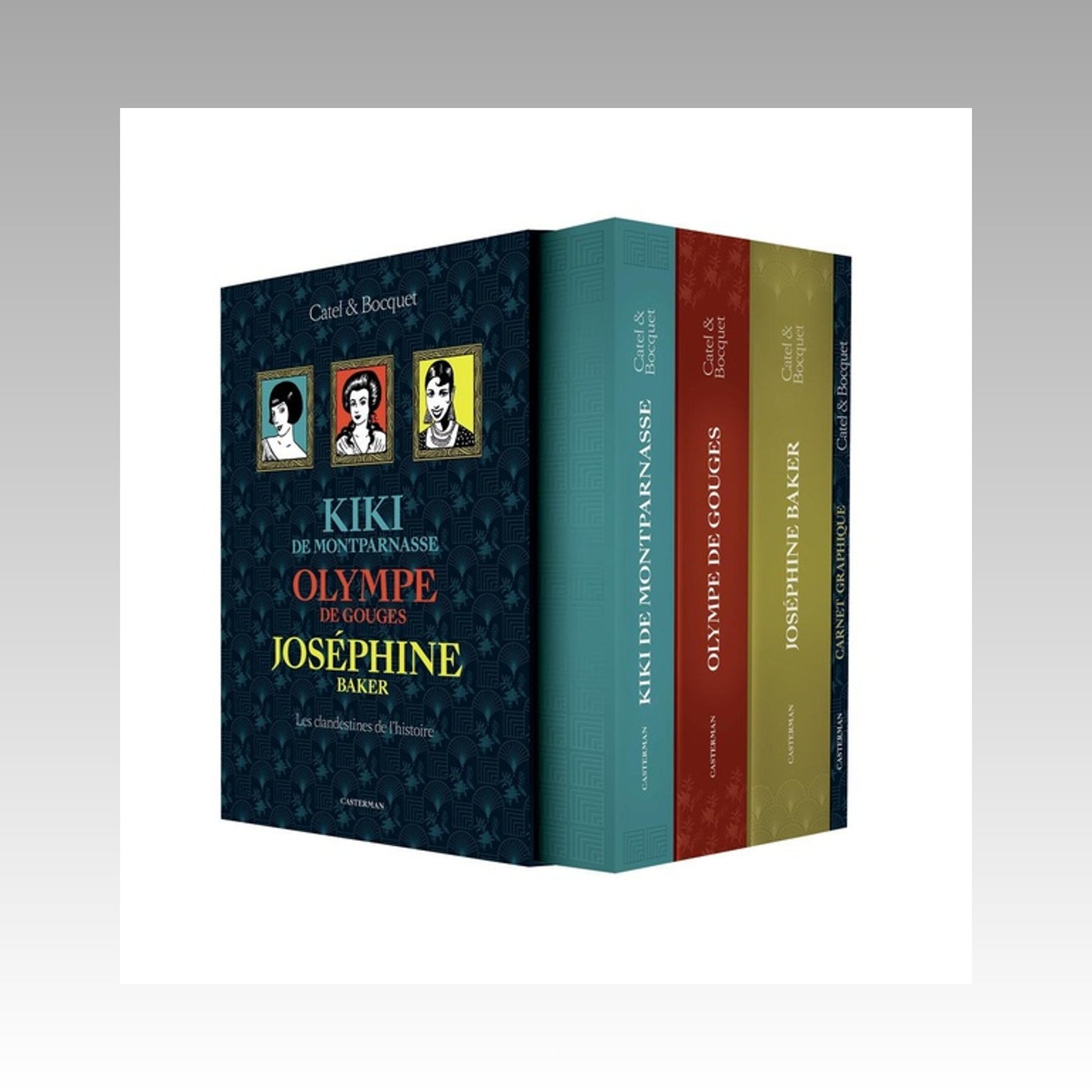 Les clandestines de l'histoire - Coffret 4 titres - Kiki de Montparnasse - Olympe de Gouges - Joséphine Baker