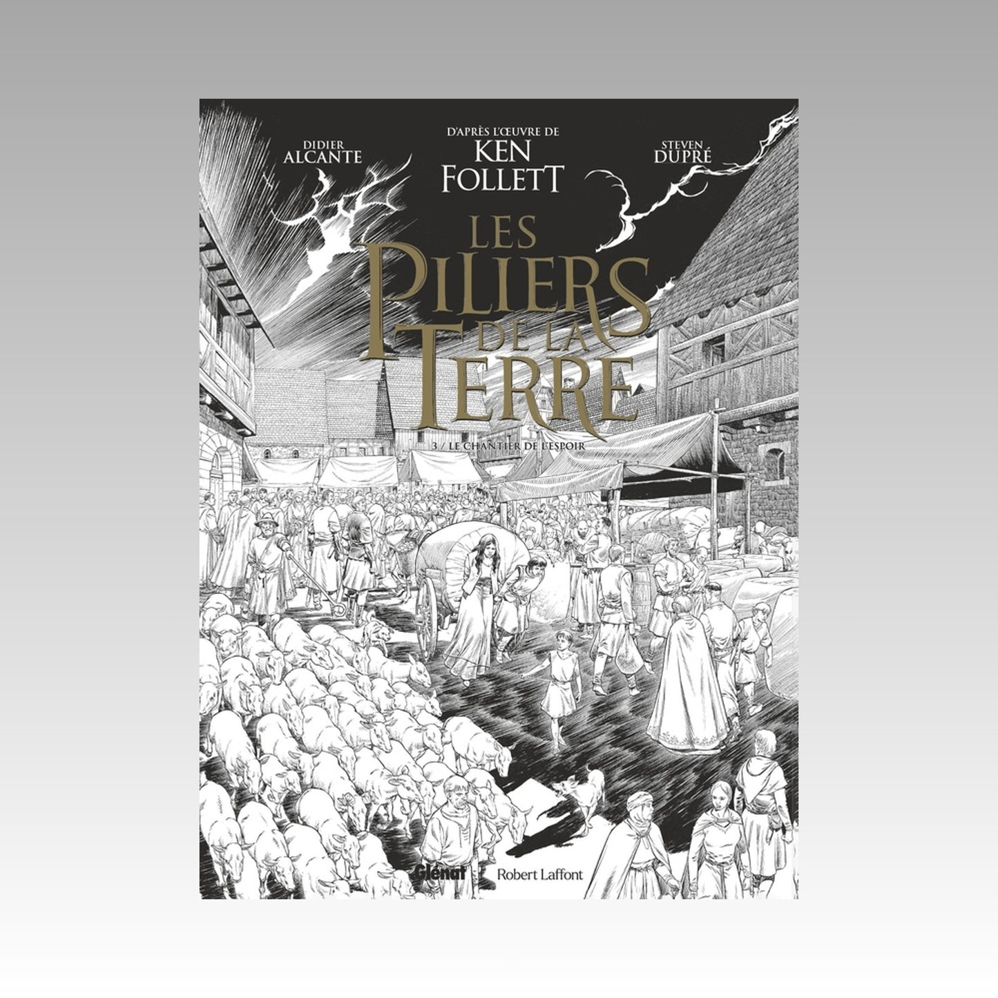 Les piliers de la terre - Édition Noir et Blanc. Tome 3