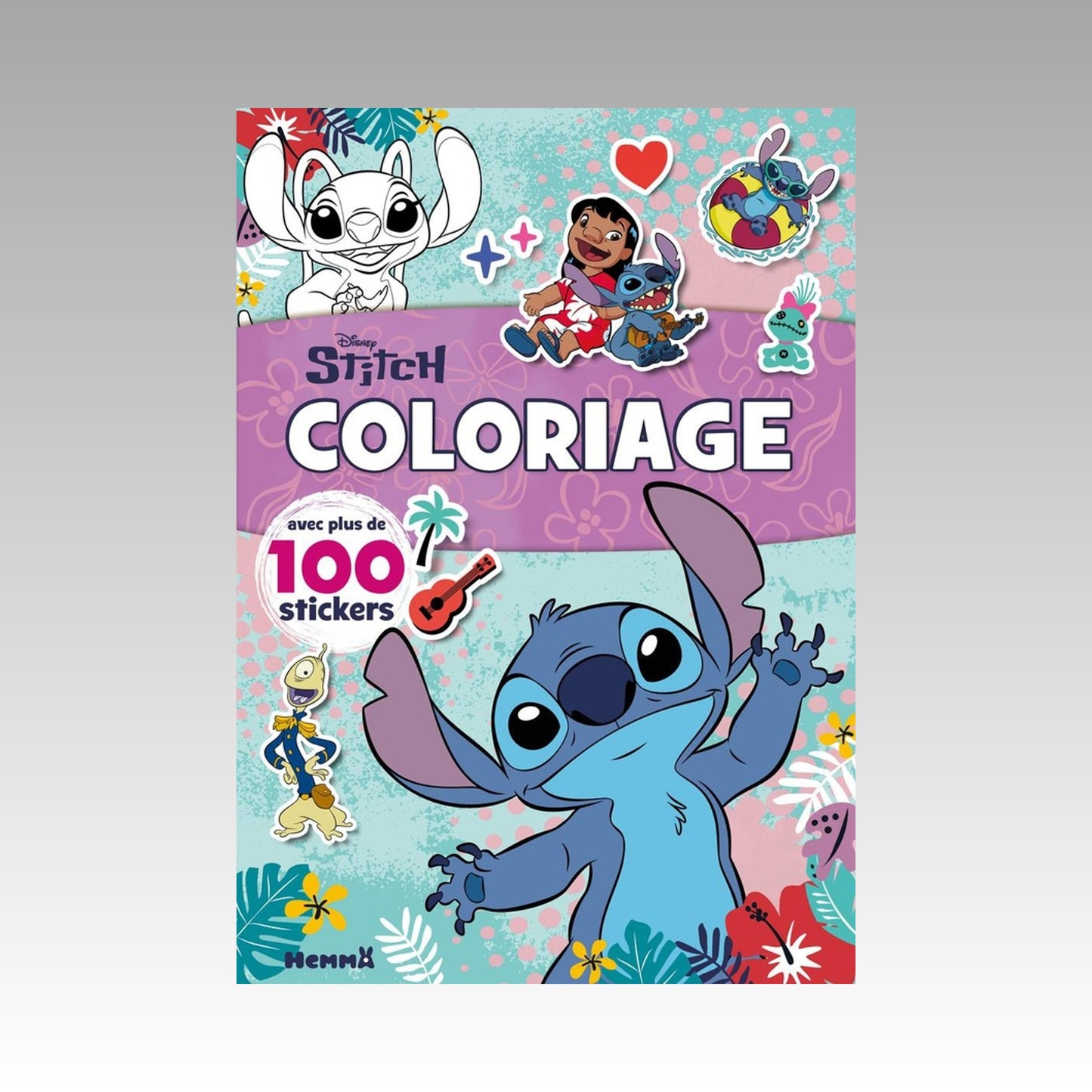 Stitch - Coloriage avec plus de 100 stickers