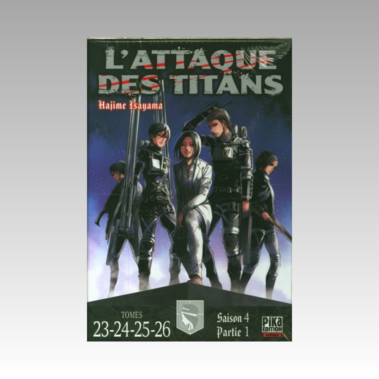 L'attaque des titans - Coffret saison 4 - Partie 1. Tomes 23 à 26