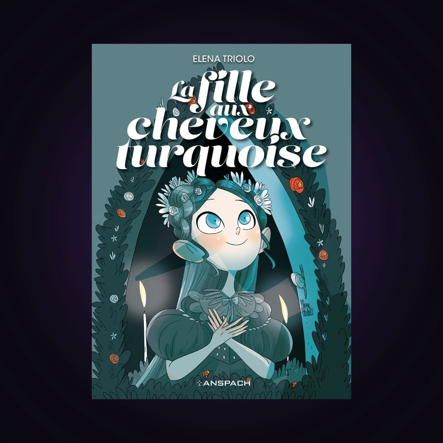 La fille aux cheveux turquoise