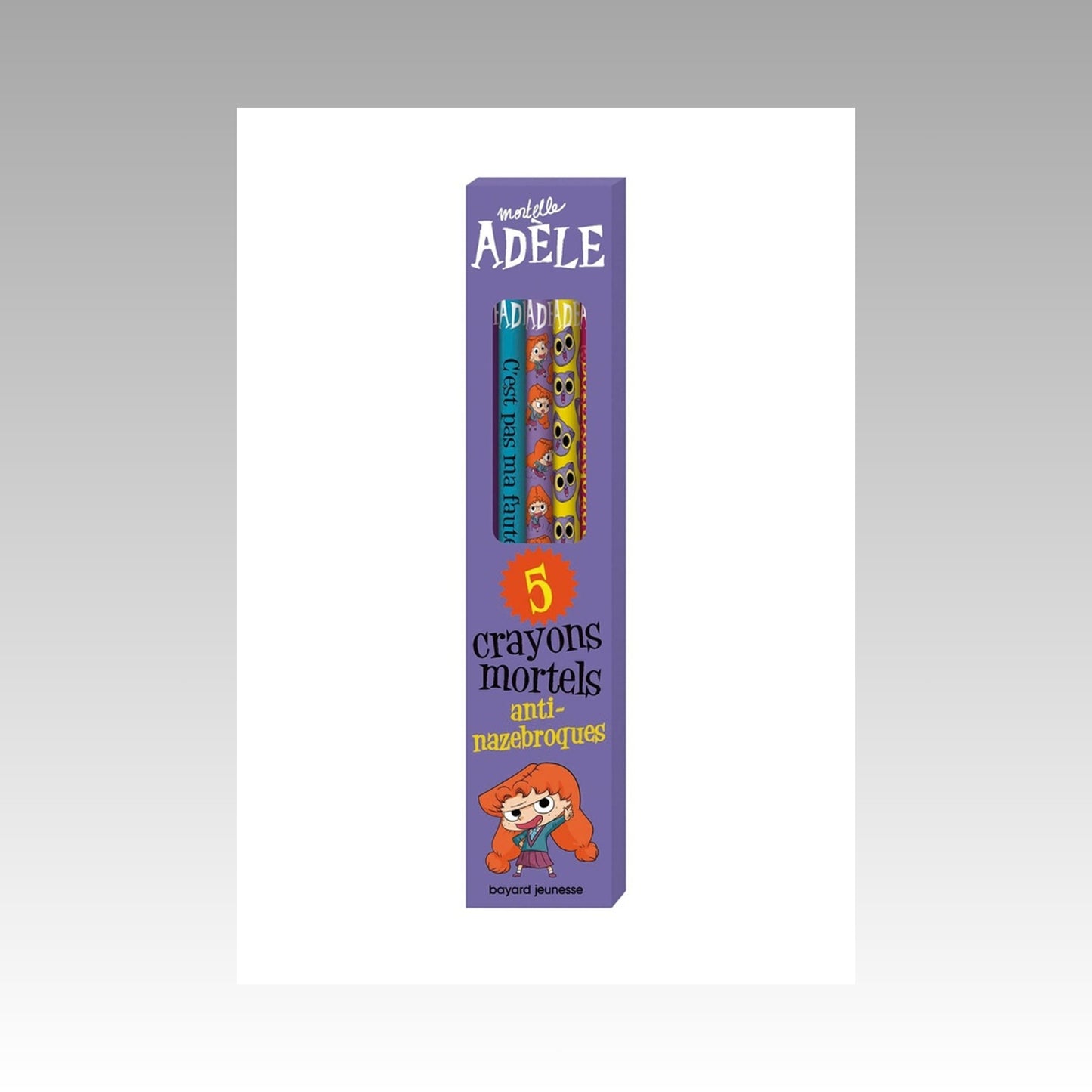 Crayons Mortelle Adèle - Pack de 5