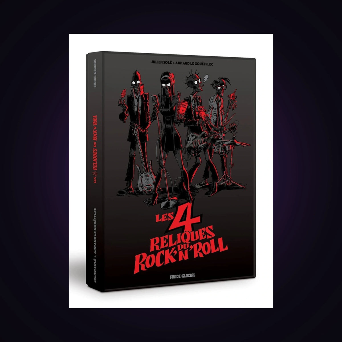 Les 4 reliques du Rock'n'Roll - Coffret avec vinyle et poster