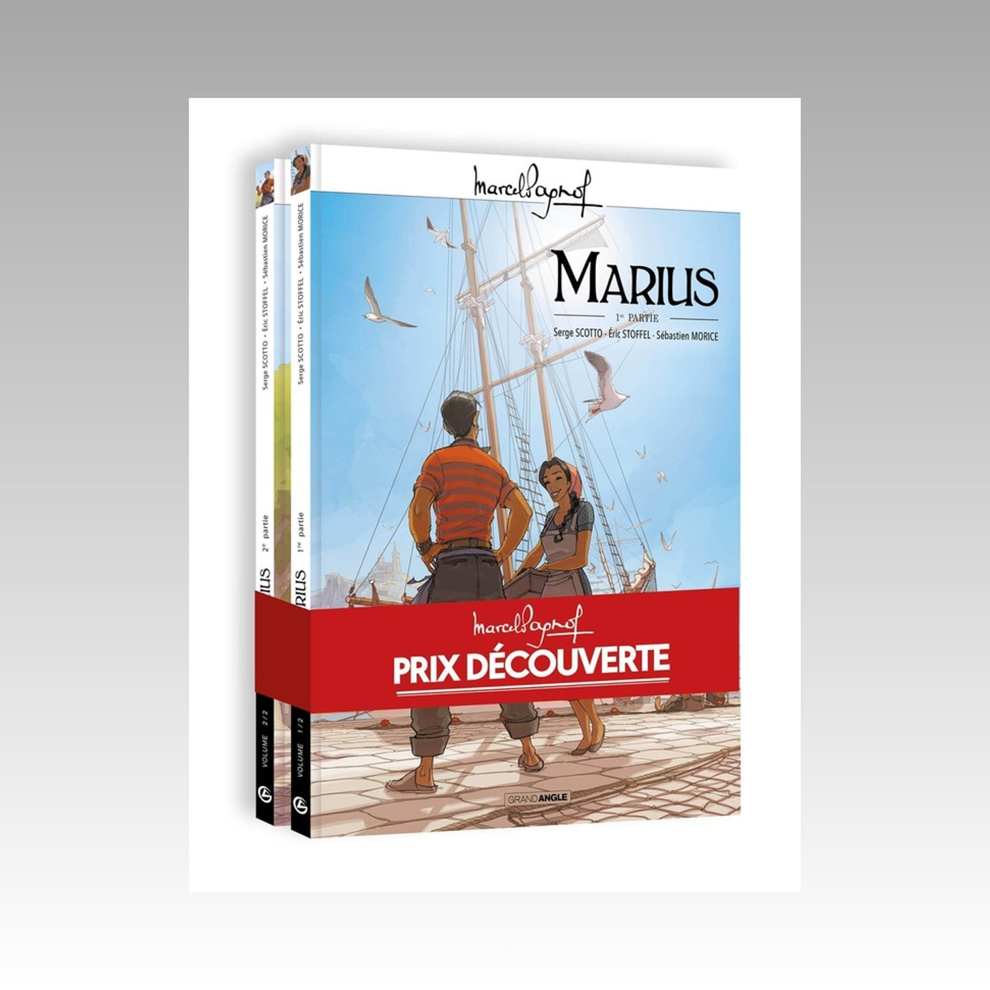 Marcel Pagnol en BD - Pack Marius Tomes 1 et 2