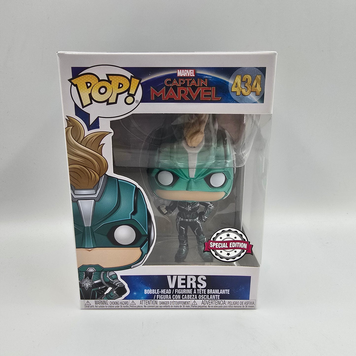 Vers w/helmet - Captain Marvel (434) - POP Exclusive