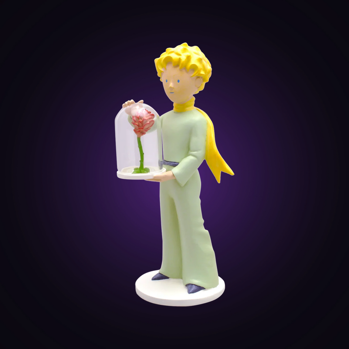 Figurine le Petit Prince et la rose