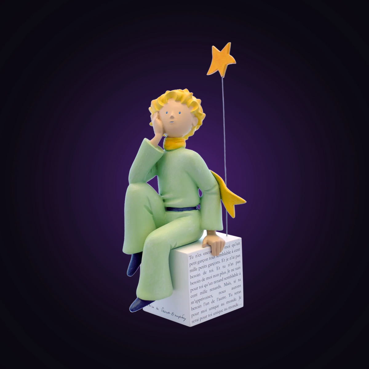 Figurine le Petit Prince rêveur