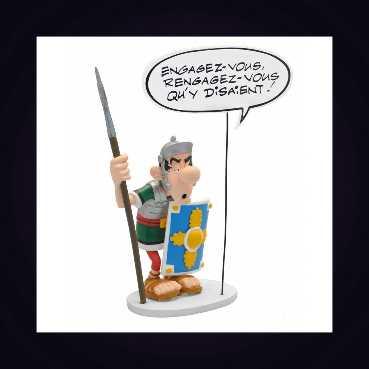 Figurine collection bulles Le romain