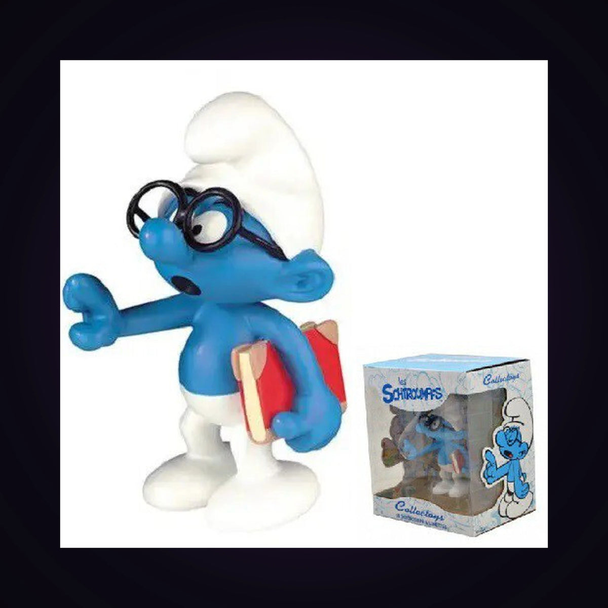 Figurine Schtroumpf à lunettes