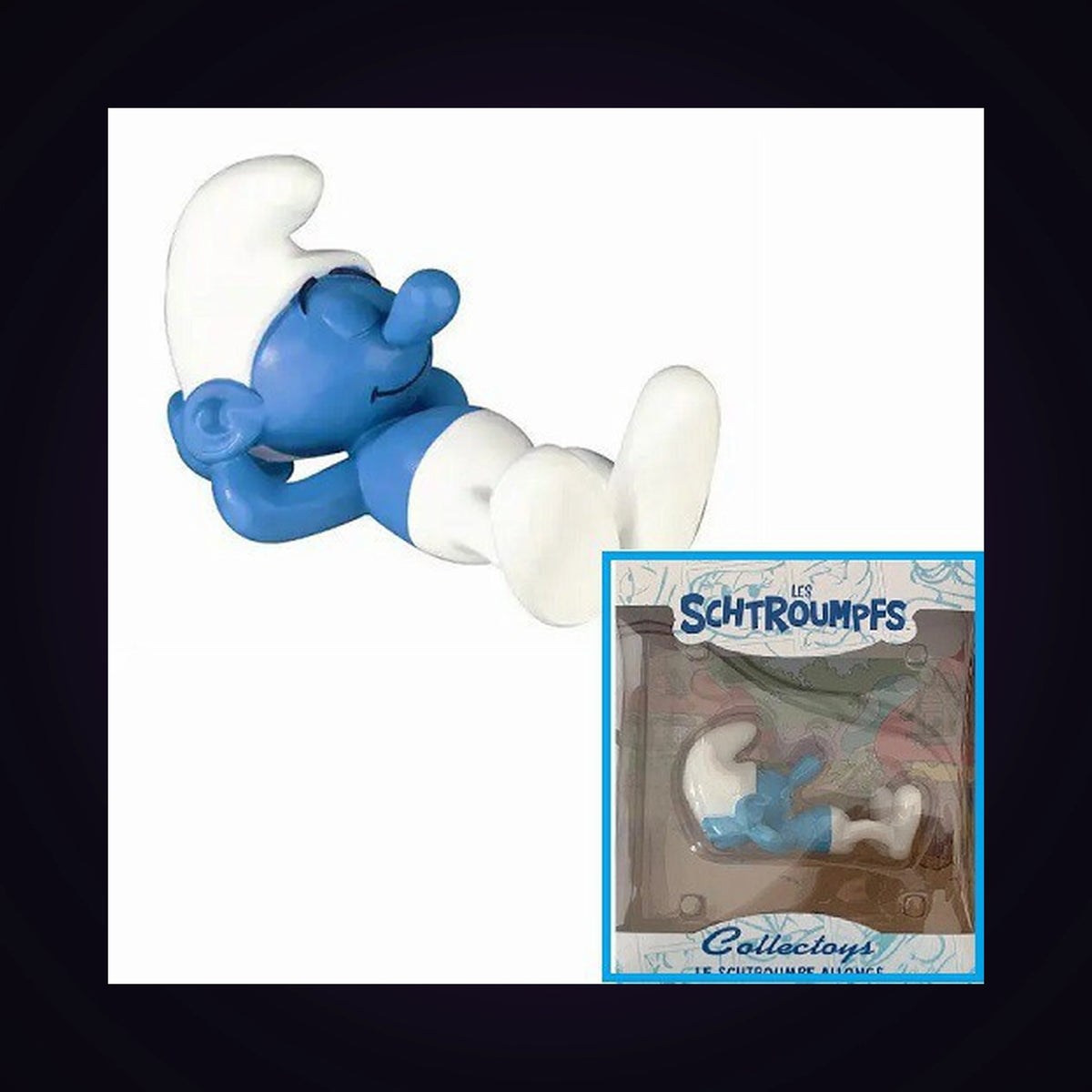 Figurine Schtroumpf Allongé