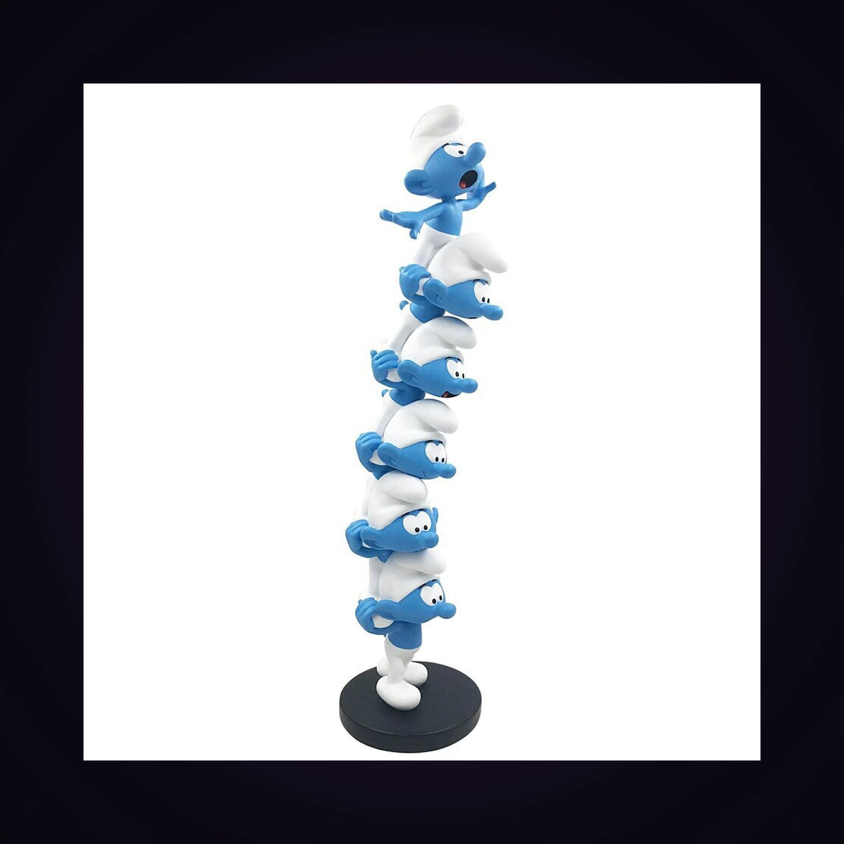 Figurine Colonne de schtroumpfs