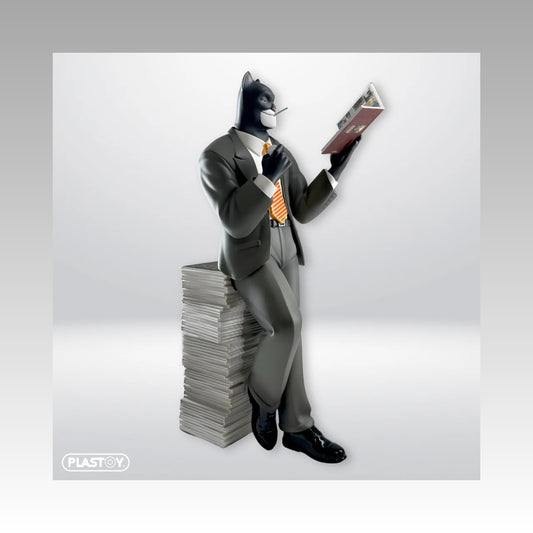 Figurine Blacksad pile d'albums