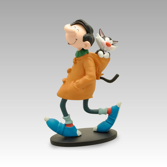 Figurine Gaston en duffle coat