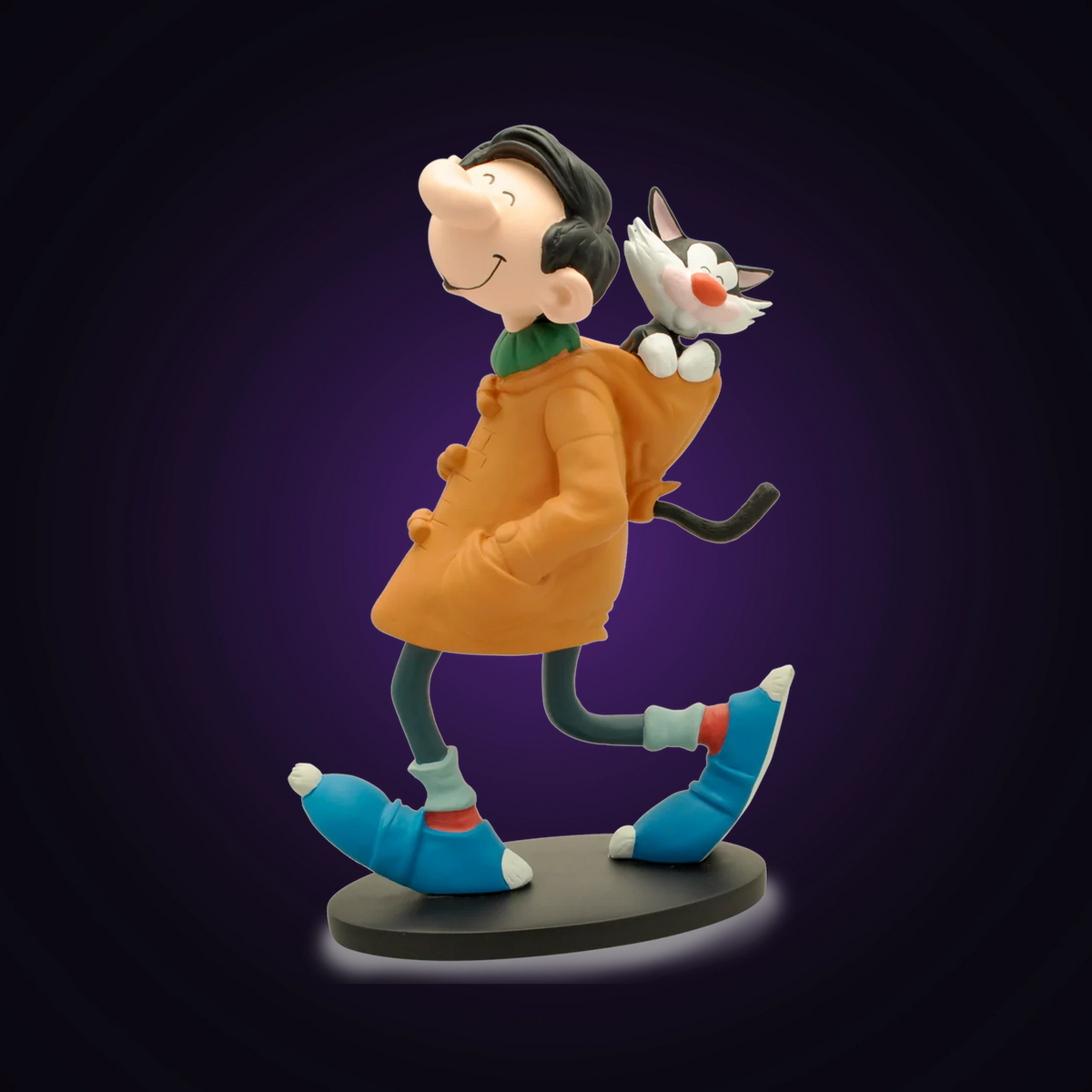 Figurine Gaston en duffle coat