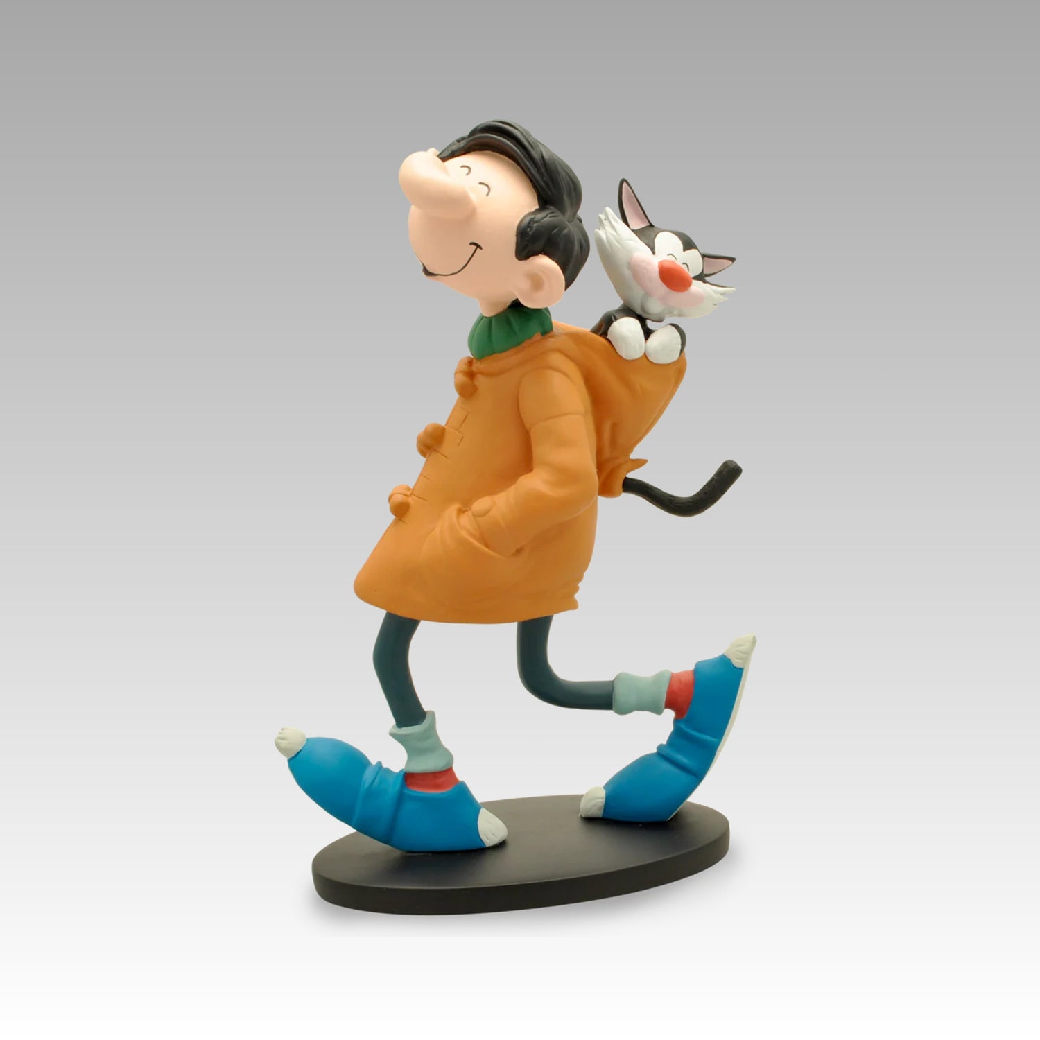 Figurine Gaston en duffle coat
