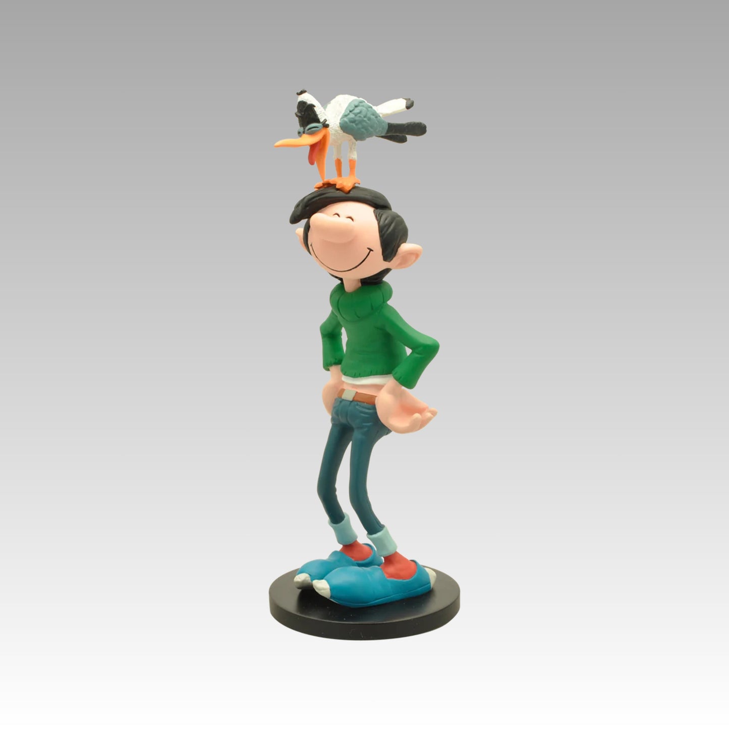 Figurine Gaston et la mouette rieuse