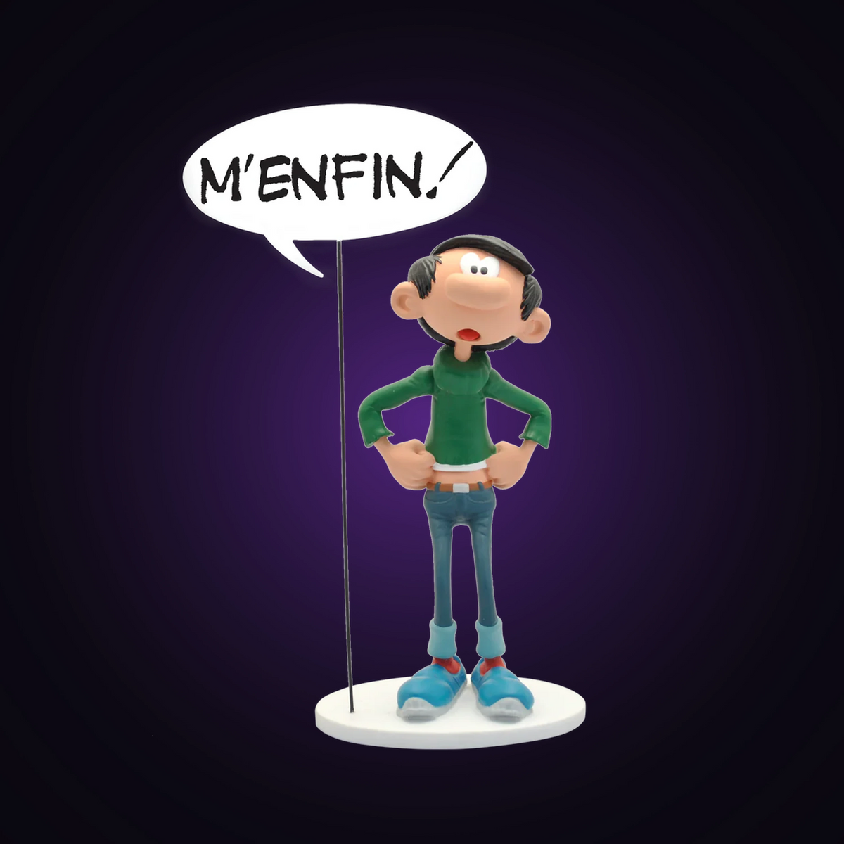 Figurine collection bulles Gaston M'enfin ! - Nouvelle édition