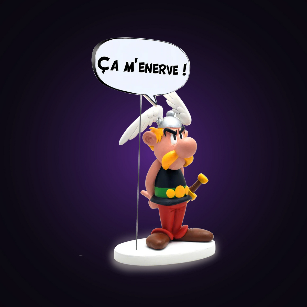 Figurine collection bulles - Astérix ça m'énerve !