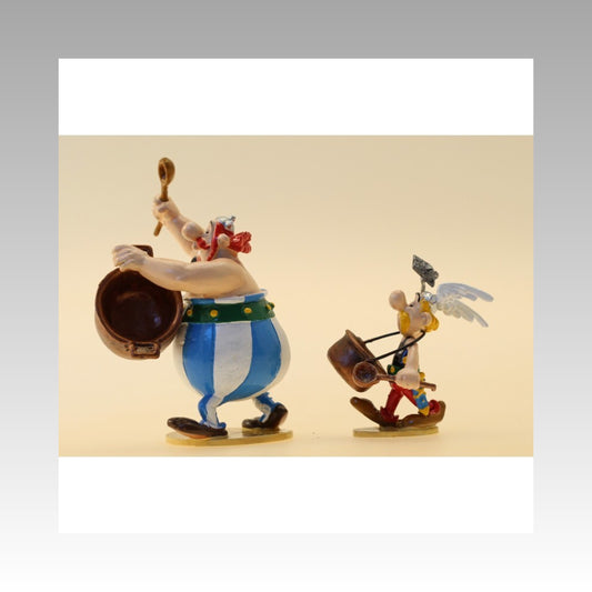 Asterix et Obelix  - La batterie de casseroles - Statue Collection