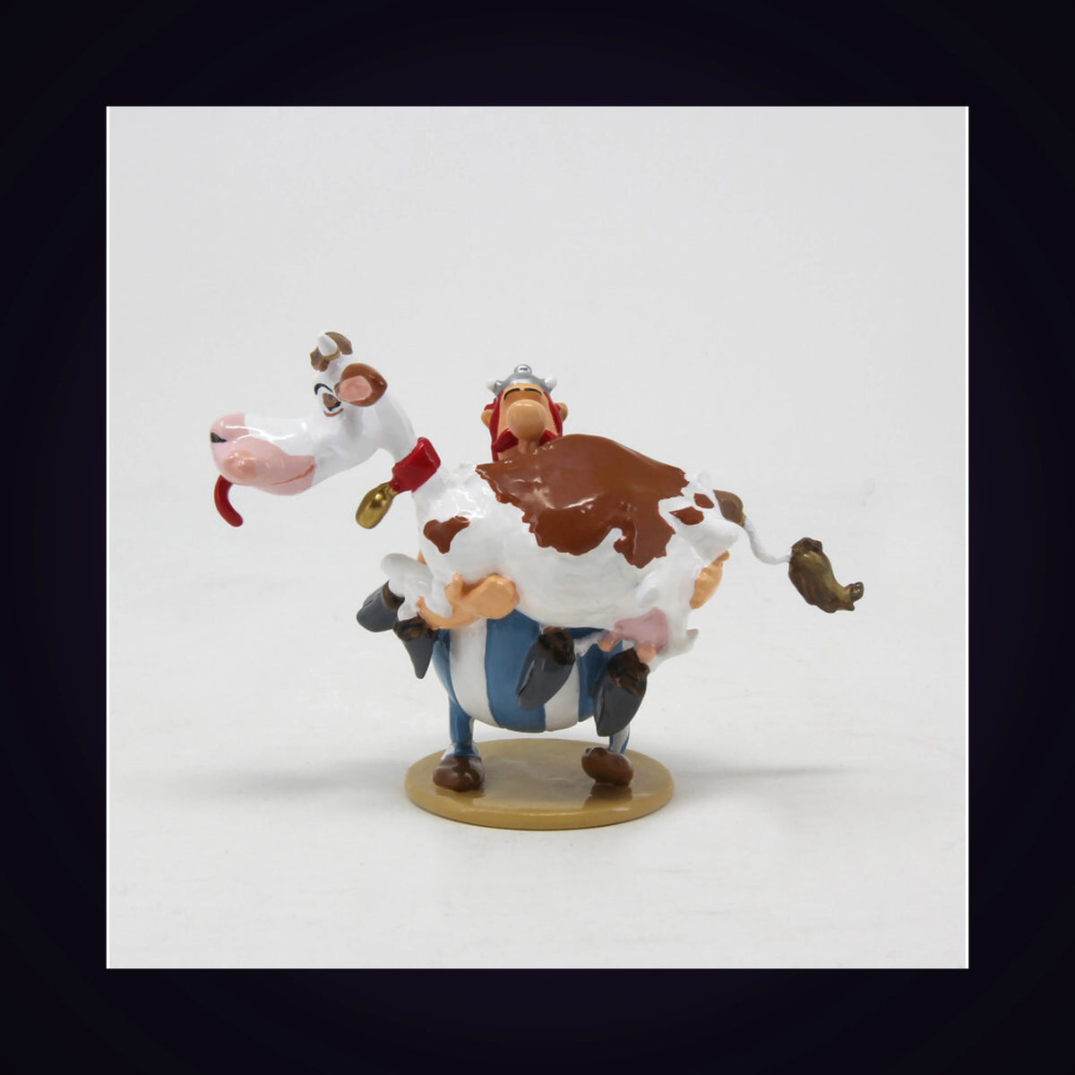 Obelix portant la vache - Statue Collection