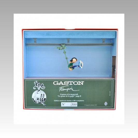 Gaston et le monorail - Statue Collection