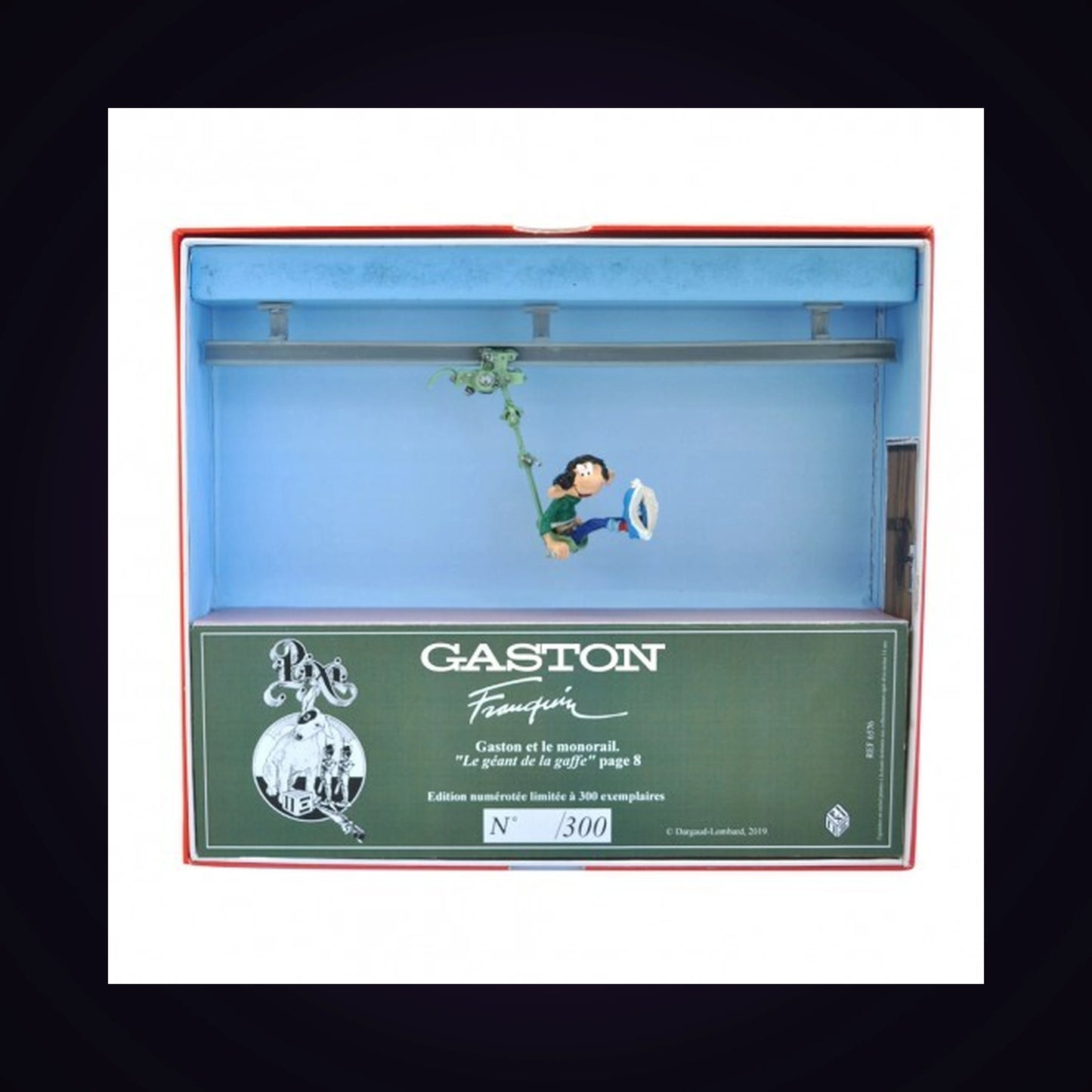 Gaston et le monorail - Statue Collection
