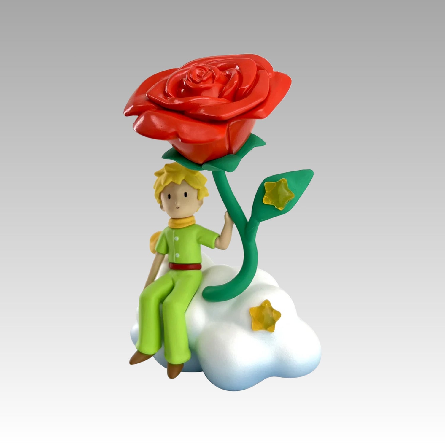 Figurine Le Petit Prince sous la rose