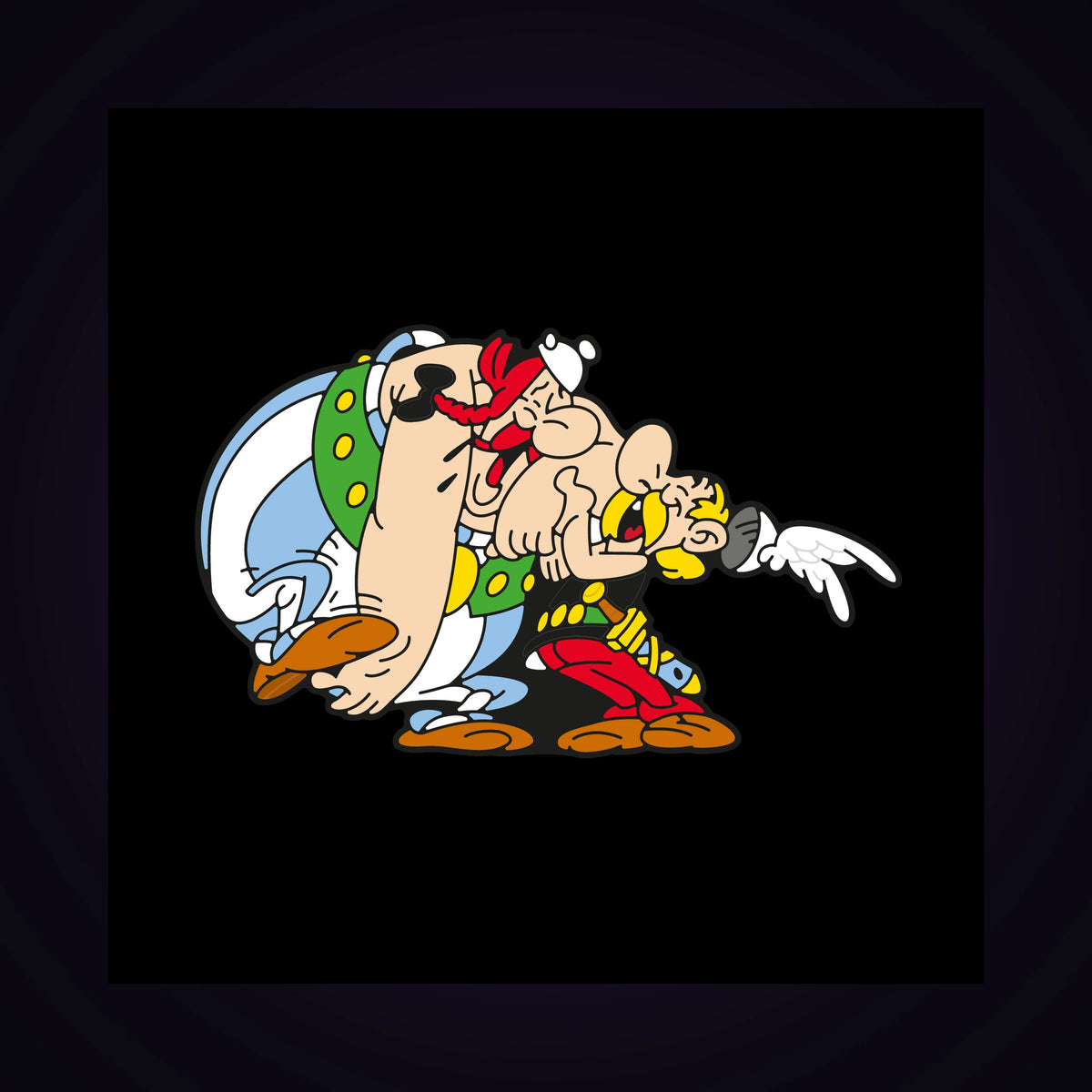 Magnet Astérix & Obélix rigolade