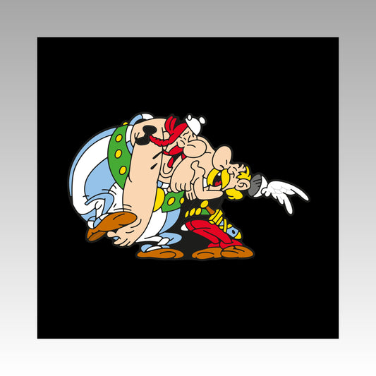 Magnet Astérix & Obélix rigolade