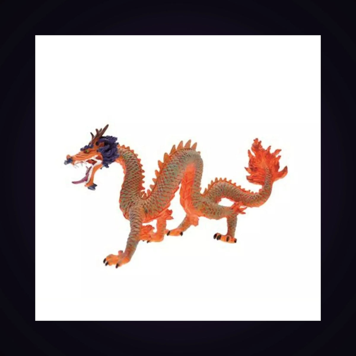 Figurine dragon chinois rouge