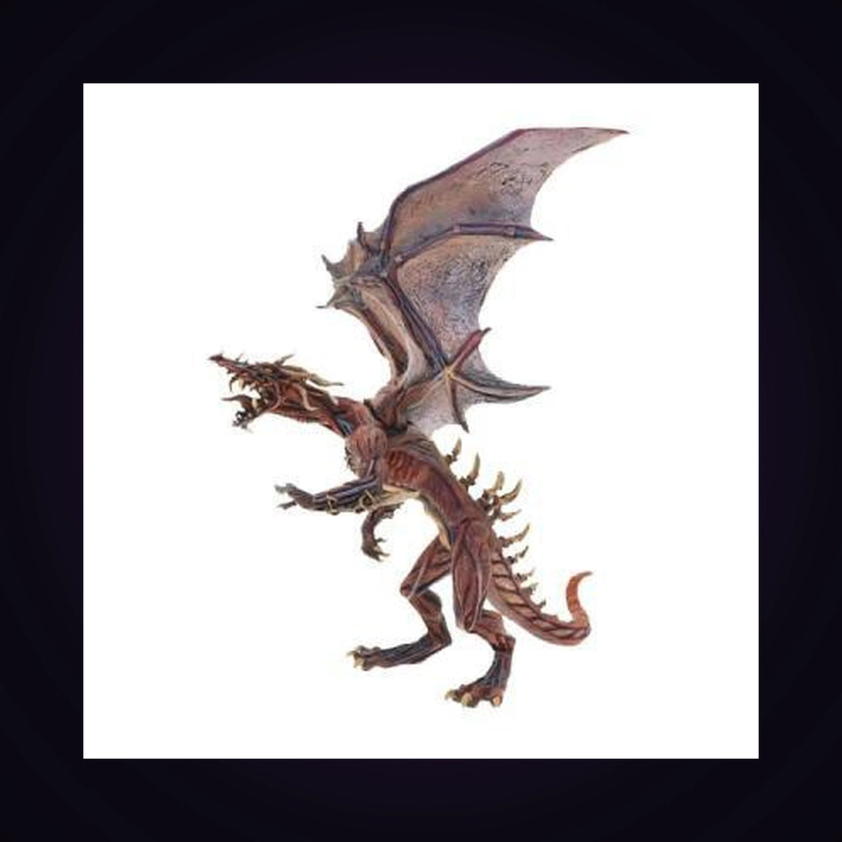 Figurine dragon écorché