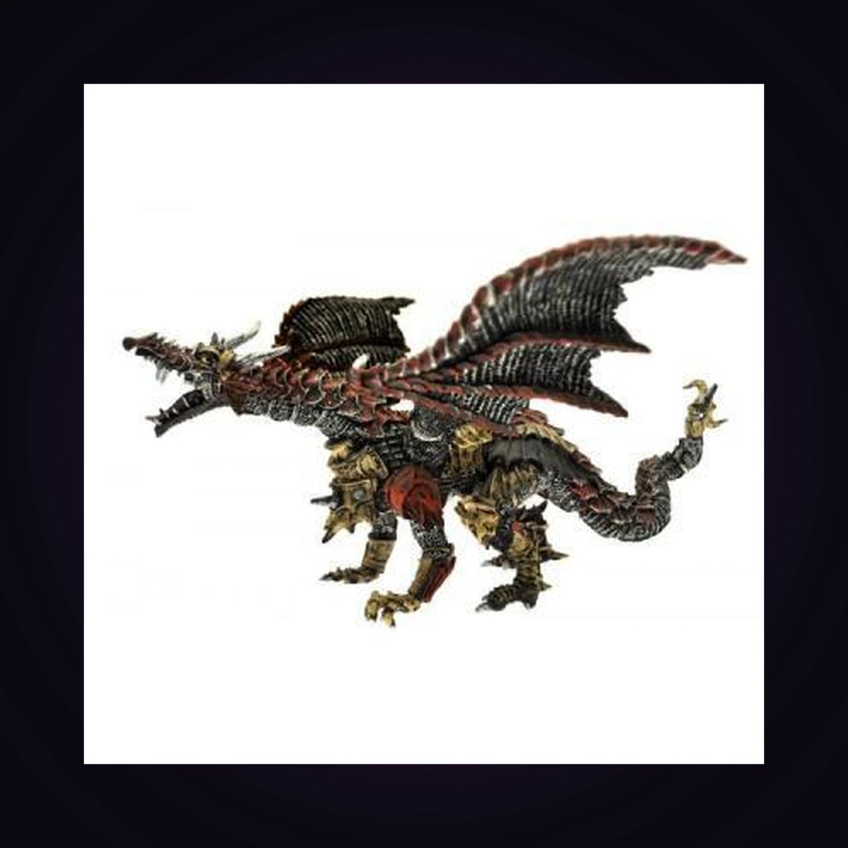 Figurine dragon de métal