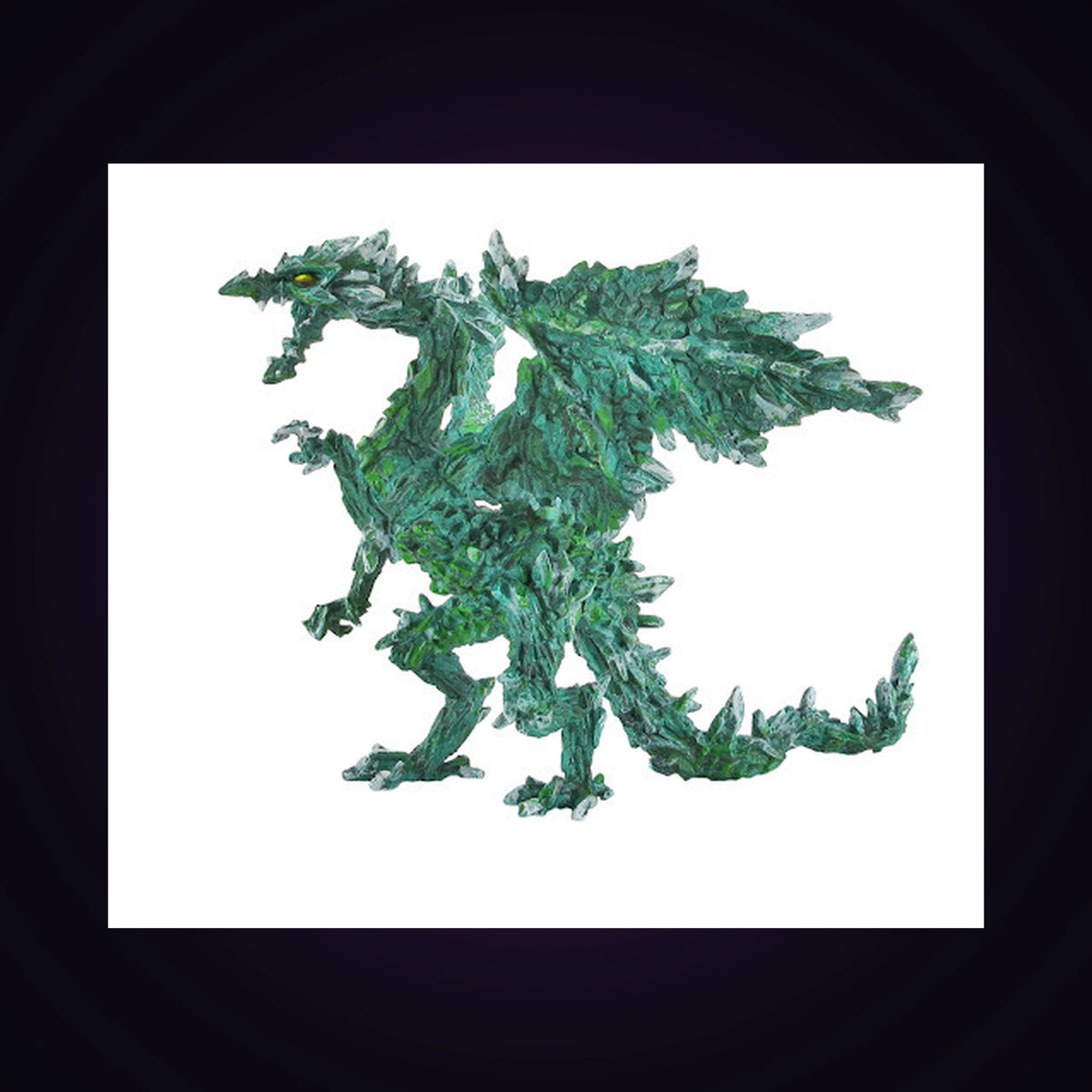 Figurine dragon émeraude