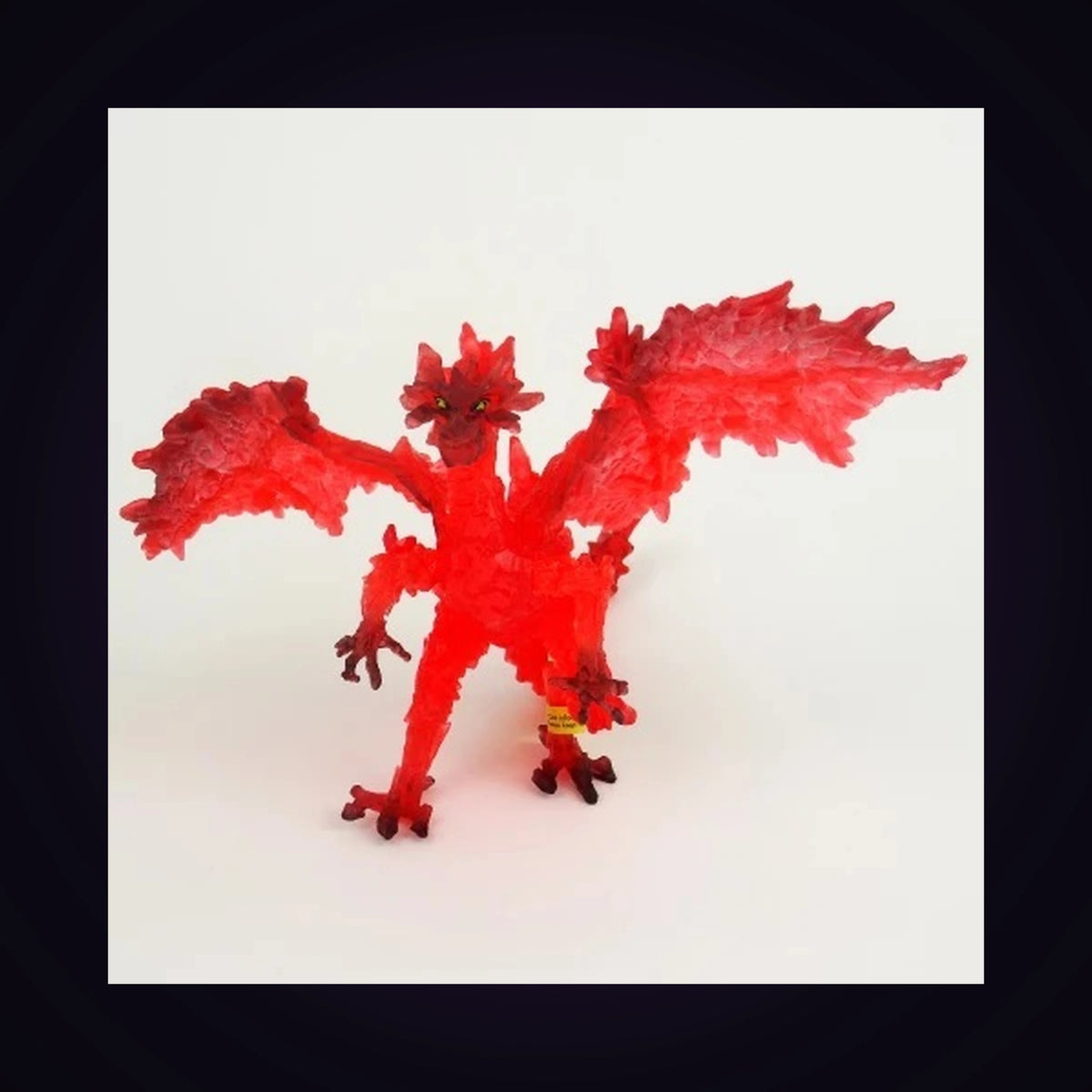 Figurine dragon rubis