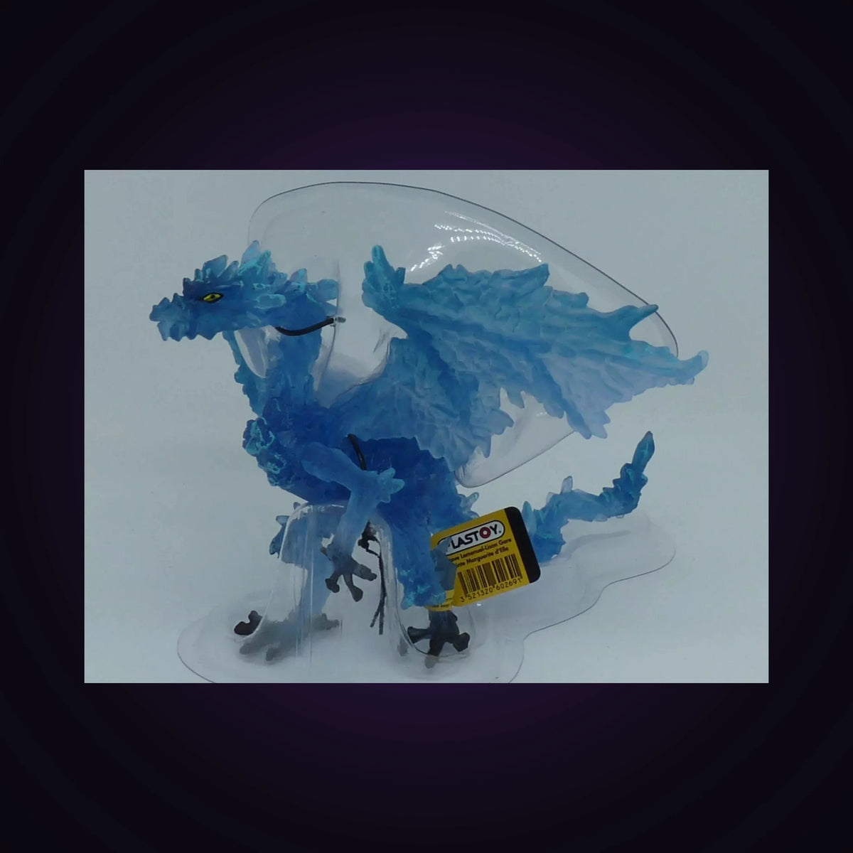 Figurine dragon saphir