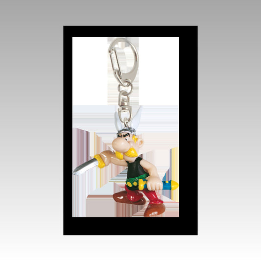 Porte-clés Astérix tenant épée