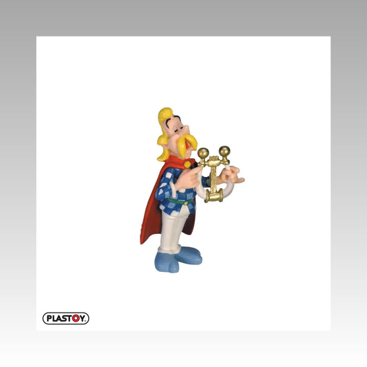 Figurine Assurancetourix jouant de la lyre